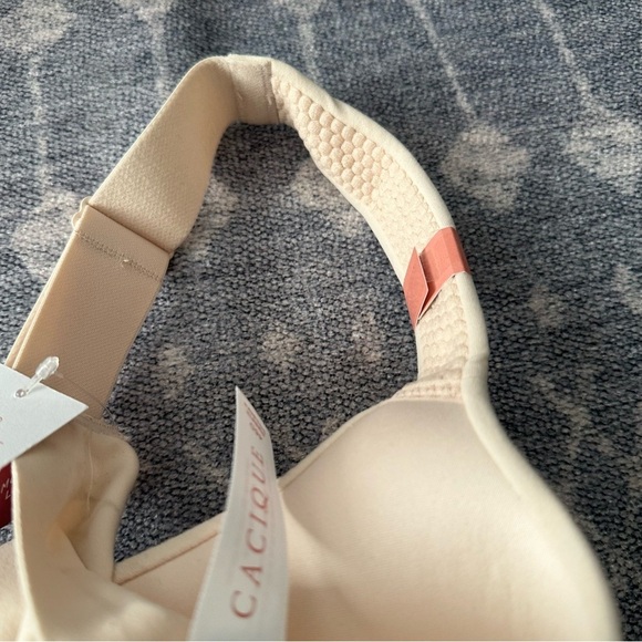 NWT Cacique Modern Collection Smooth Boost Plunge Bra In Cafe Mocha 46D - Picture 10 of 10